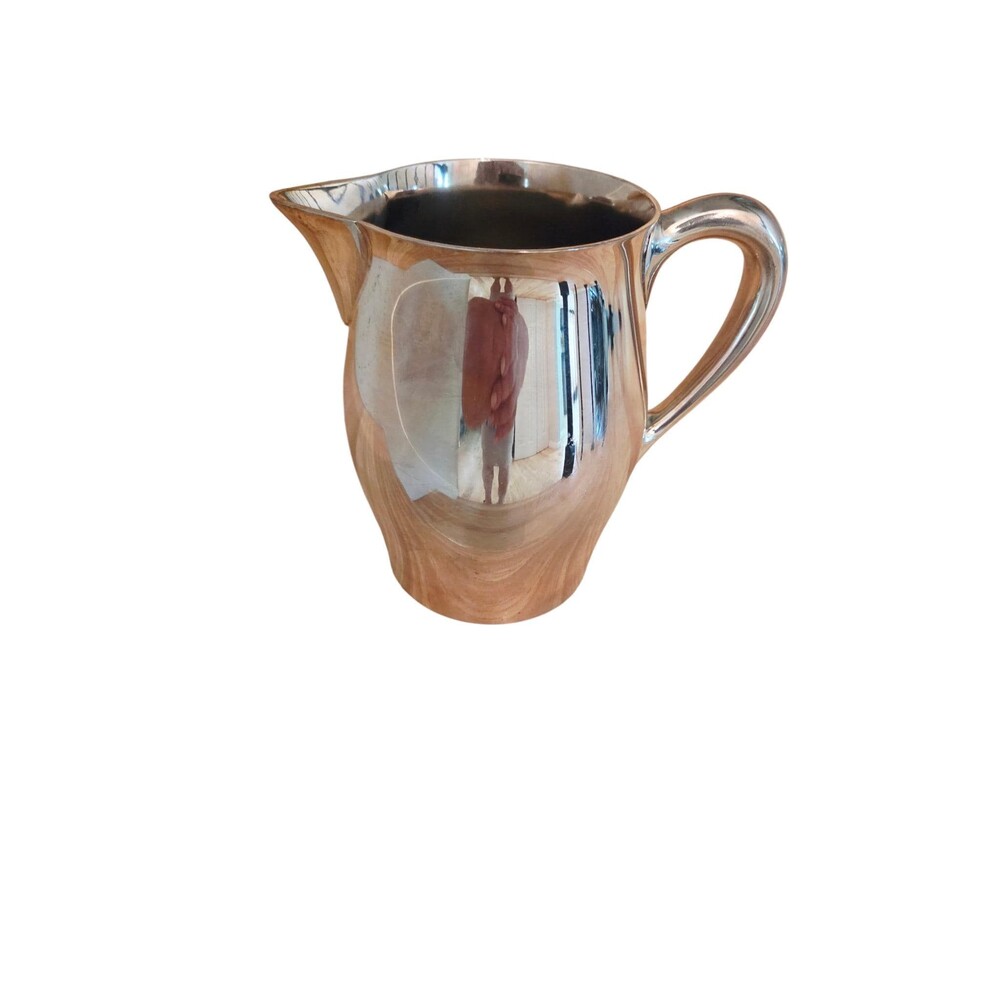 Vintage Reed & Barton Silverplate Pitcher, Mini Coffee Pot Individual Server 5”